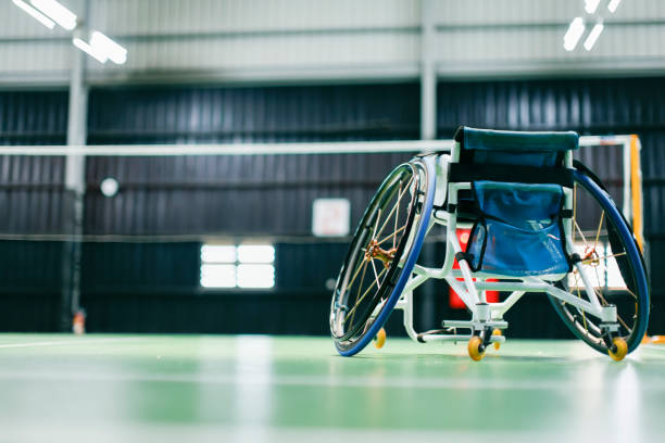 istock Handicapped badminton sport concept 1394555940