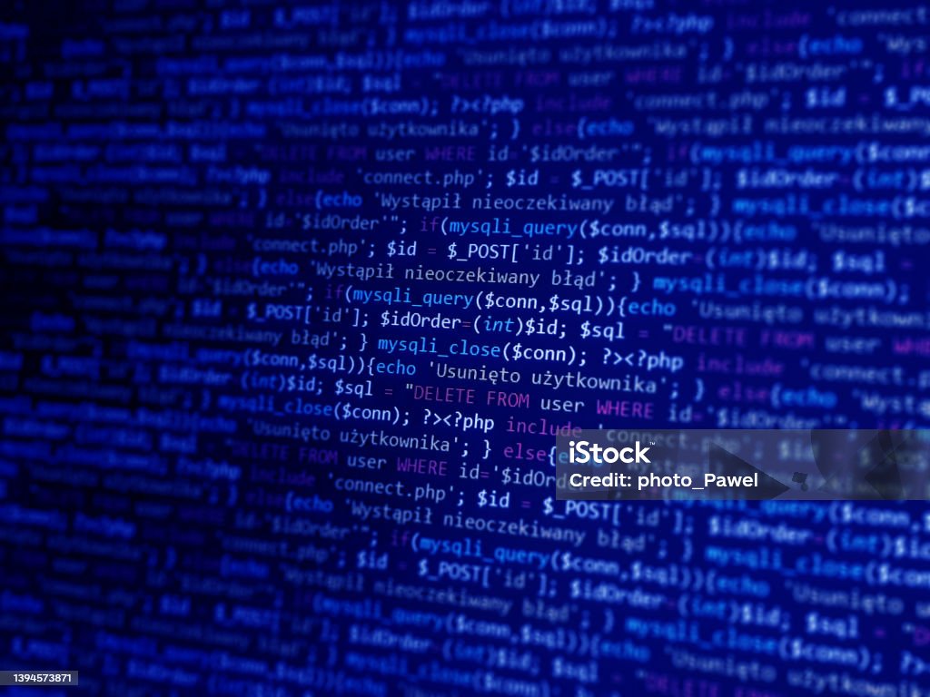 Software Development Monitor Screen Background Developer Display With ...