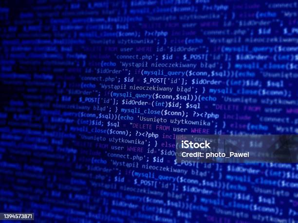 Software Development Monitor Screen Background Developer Display With ...