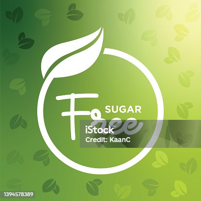 istock Sugar Free. Organic food labels. Natural meal fresh products logo. Ecology farm bio food vector premium badges stock illustration 1394578389