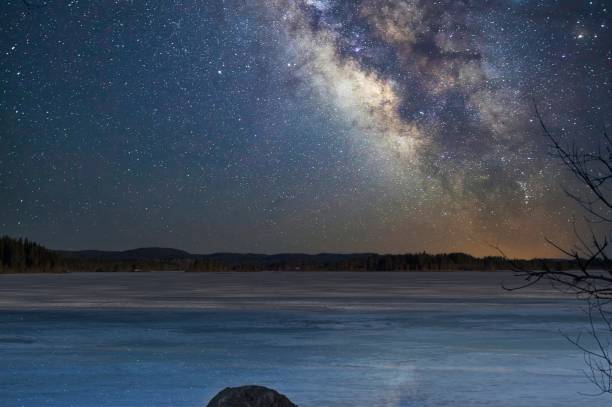 istock Stars over a lake 1394594937