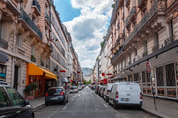 istock Facade of Parisian building 1394600876