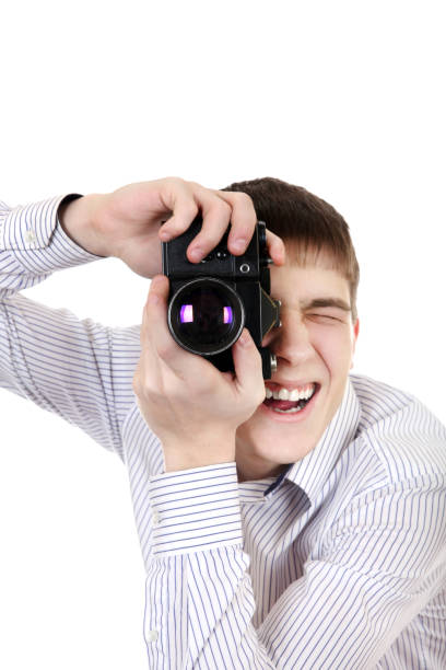 istock Teenager with Photo Camera 1394602831