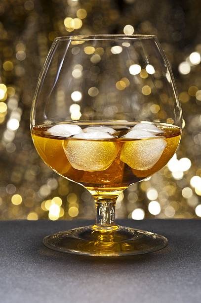 istock Whisky on the Rocks in front of beautiful background 139460543