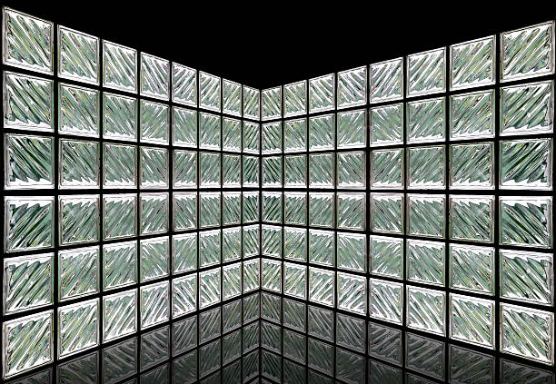 istock room interior with glass block wall 139460606