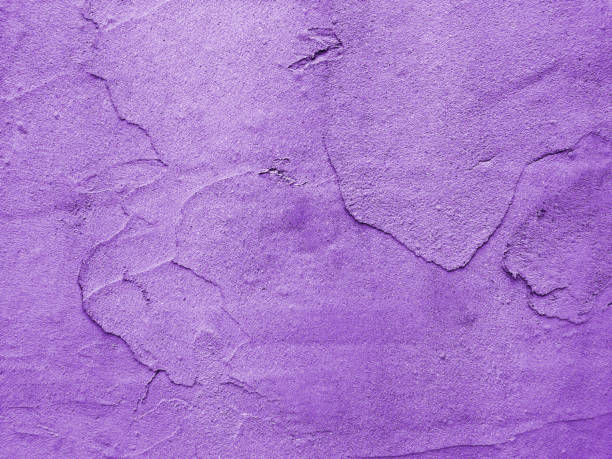 ilustraciones, imágenes clip art, dibujos animados e iconos de stock de un pedazo de pared de hormigón en macro pintado en color púrpura - increíble ilustración original de superficie de yeso imperfecto con efecto visible de múltiples capas y estructura ganadera - fondo abstracto en vector - rough cast