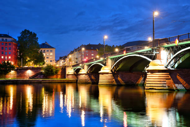 istock Ignatz Bubis bridge in Frankfurt 1394613336