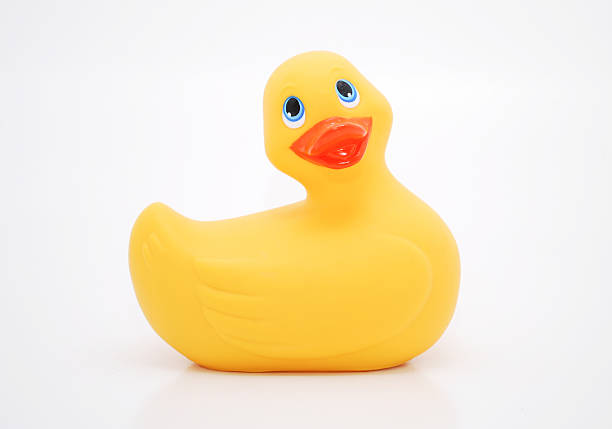 istock A happy, blue eyed rubber duck 139461464