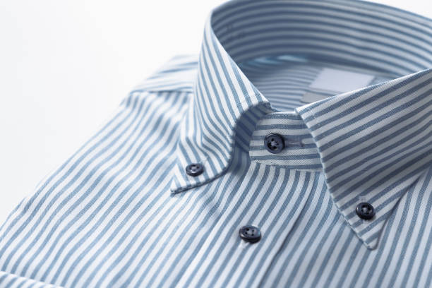 istock Carefully ironed, clean striped shirt 1394615941