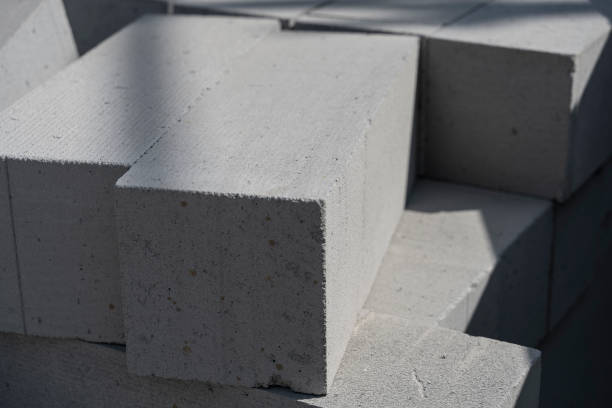 istock Background of Aerated concrete block 1394622683
