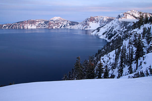 istock Crater Lake Winter 139462558