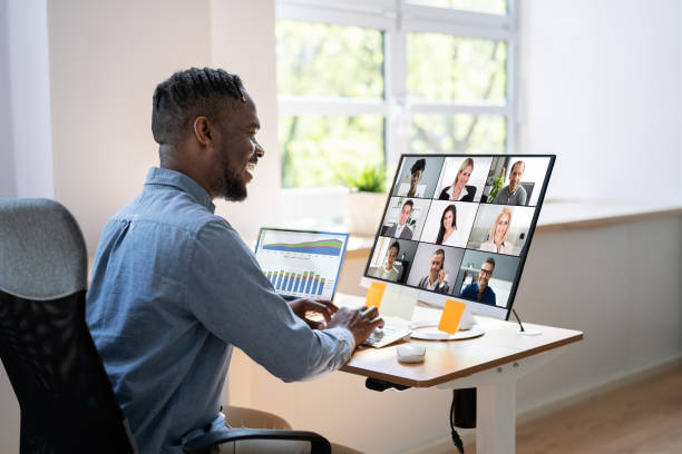 istock Online Video Conference Virtual Meeting 1394627829
