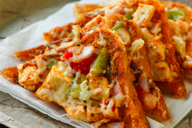 istock Tandoori Paneer Cheese Toast 1394631170