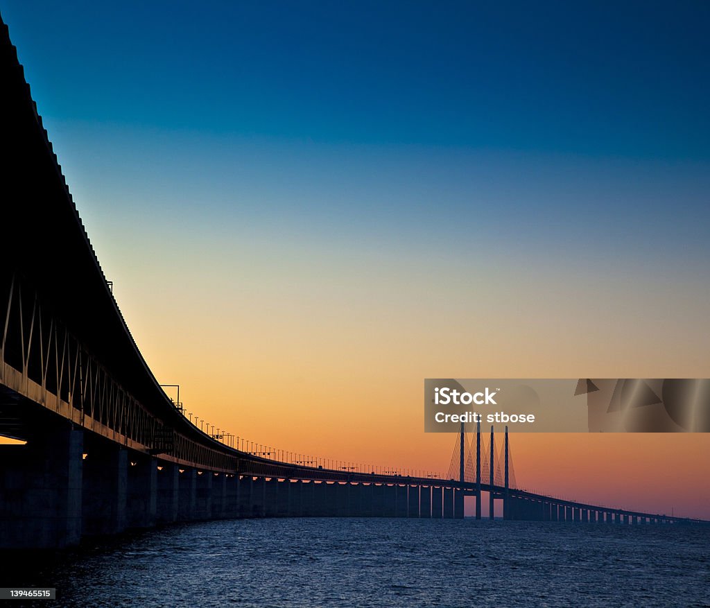 Oresundsbron - Foto de stock de Ponte de Oresund royalty-free