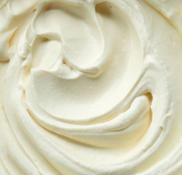 whipped mascarpone cream cheese - yoghurt chocolate bowl bildbanksfoton och bilder