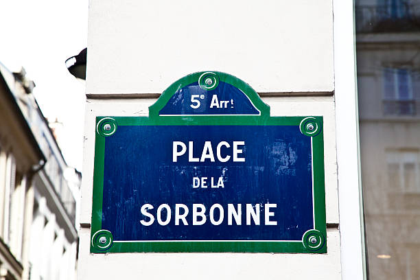 istock Paris - Sorbonne street sign 139467223
