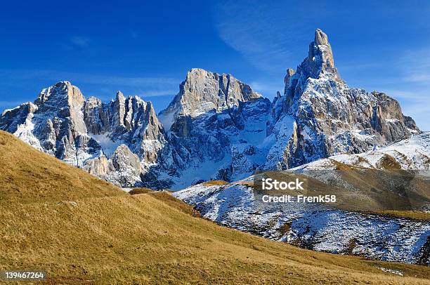 Dolomite Alps In Italy Passo Rolle San Martino Stock Photo - Download Image Now - Cavalese, Trentino-Alto Adige, Alto Adige - Italy