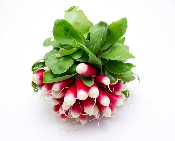 istock Fresh Red Radish with Green Leaf 139467402