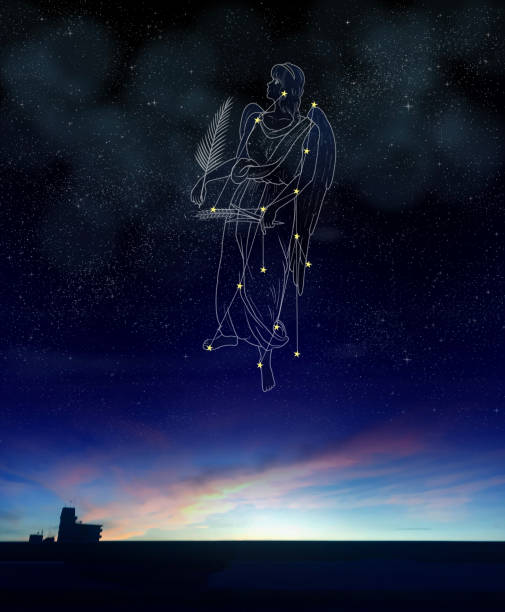 istock Virgo floating in the night sky 1394677976