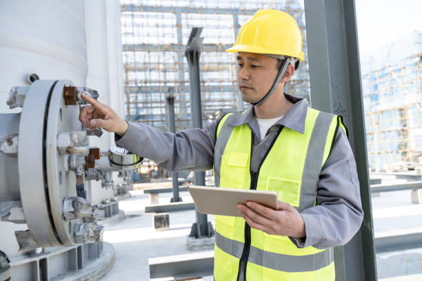 istock A male Engineers use tablets to check equipment 1394684277