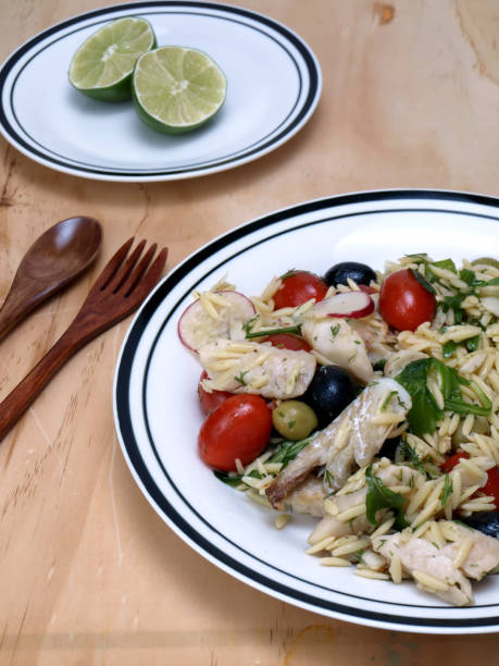 istock Orzo seafood salad 1394685124