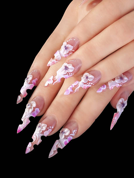 istock Feminine hands on a black background 139469070