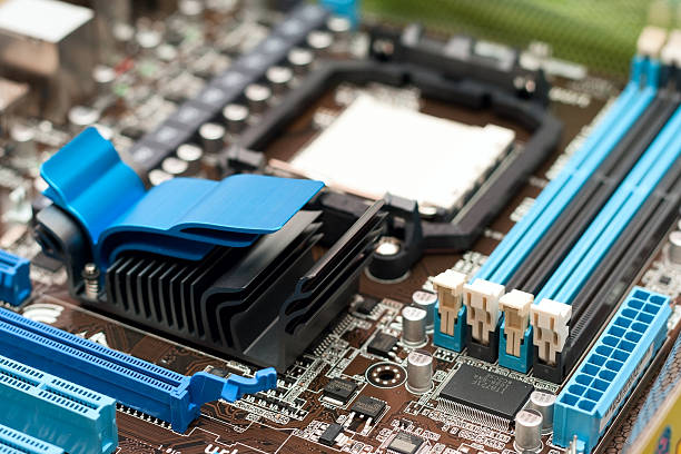 istock Detail of the computer motherboard 139469514