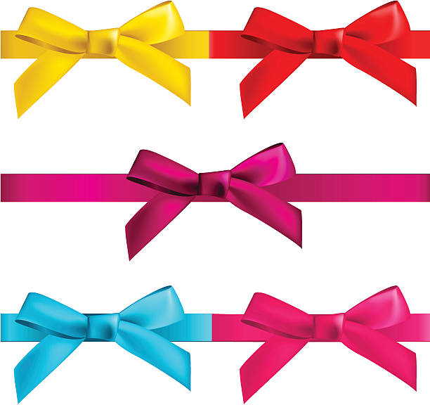 istock Isolated picture of gift bows with ribbons 139469555