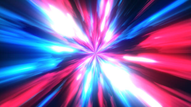 istock Black Hole Gravity Suction Power Light Streaks Aura Speed line Background 1394706461