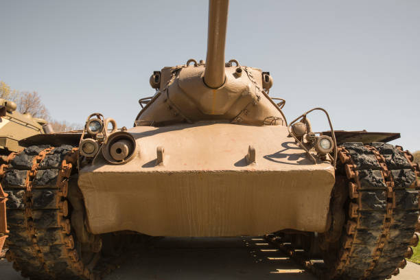 istock front view of a battle tank 1394706566