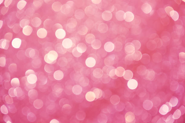 istock Colorful white pink bokeh sparkle glitter for natural background 1394710115