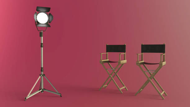 istock Movie Light and Chairs 1394715854
