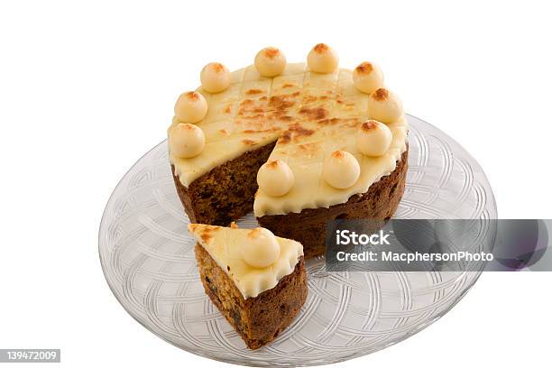 Simnel Cake Stock Photo - Download Image Now - Almond, Baked, British Culture