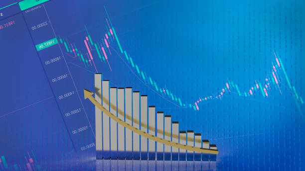 istock The chart and gold arrow up for business concept 3d rendering 1394720227