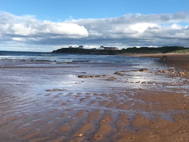 istock Patterns on sandy beach Seaton Sluice Northumberland England im 1394727210