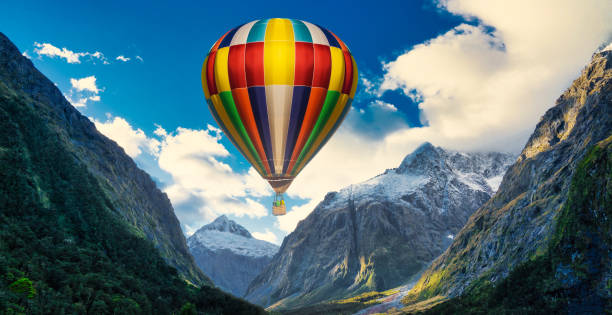 Free Stock Photo of Hot Air Balloon Flying in the Sky | Download Free ...