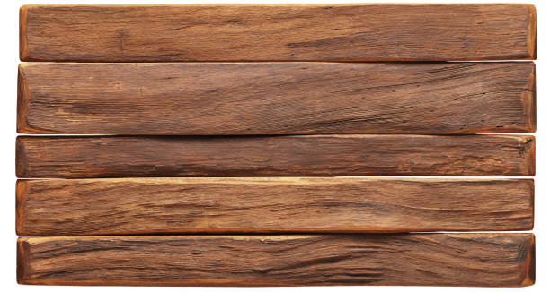 textura de madera, mesa antigua aislada sobre fondo blanco - timber fotografías e imágenes de stock