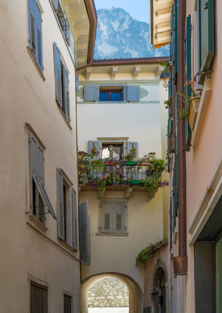 Riva del Garda, Italy, classical architectures of the old town