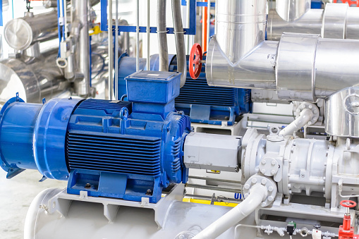 Compressors in industrial refrigeration systems