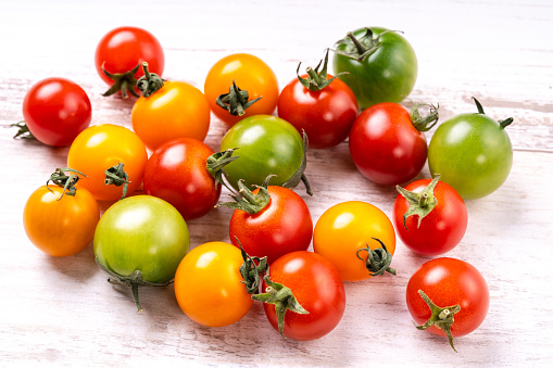 Colorful mini tomatoes