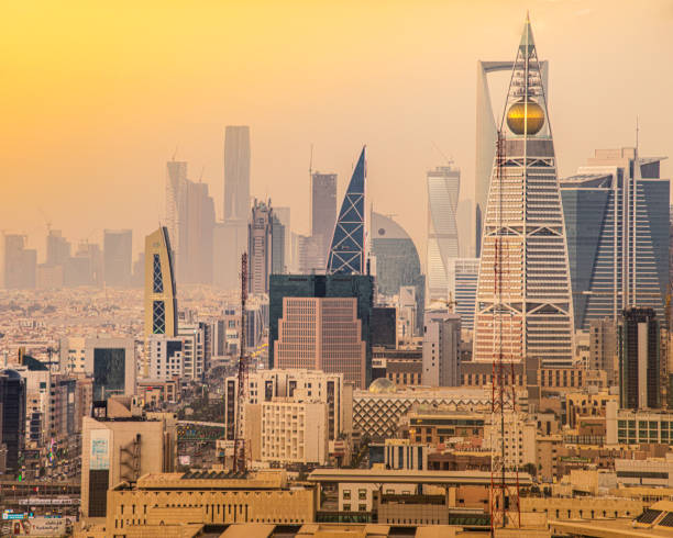 istock Riyadh City from tower roof top 1394747762