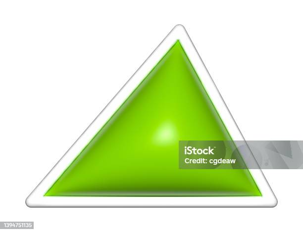 Acute Triangle 3d Shapes Geometric Basic Simple Acute Shape Stock Photo