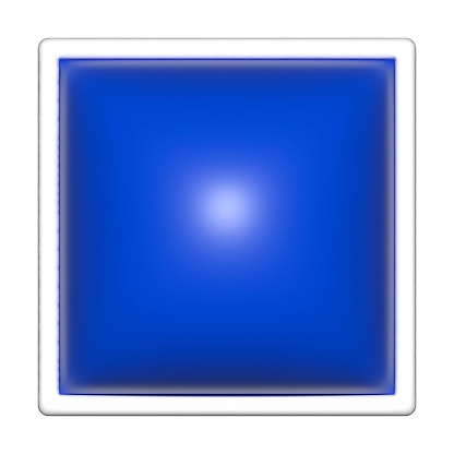 square 3d shapes, geometric basic, simple square blue shape