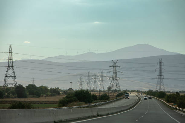 istock greece speed way beautiful landscape mountains in background 1394763645