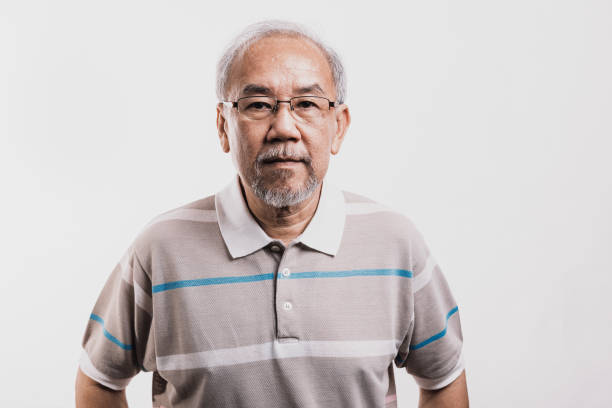 istock Asian senior man portrait, confidence. 1394764709