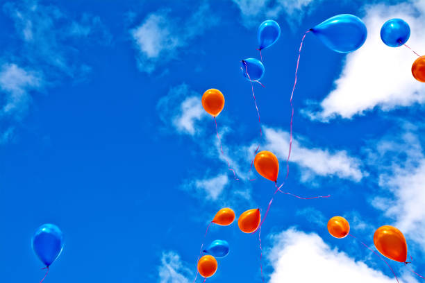 colorful balloons.