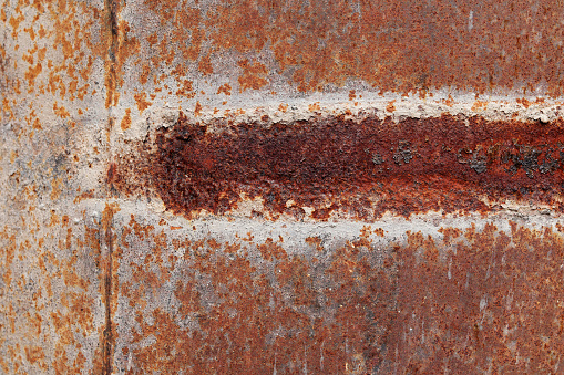 Rusted iron texture background.