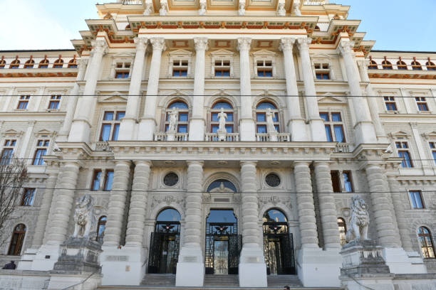 Palace of Justice on Schmerlingplatz in Vienna, with Supreme Court (OGH), Austria, Europe