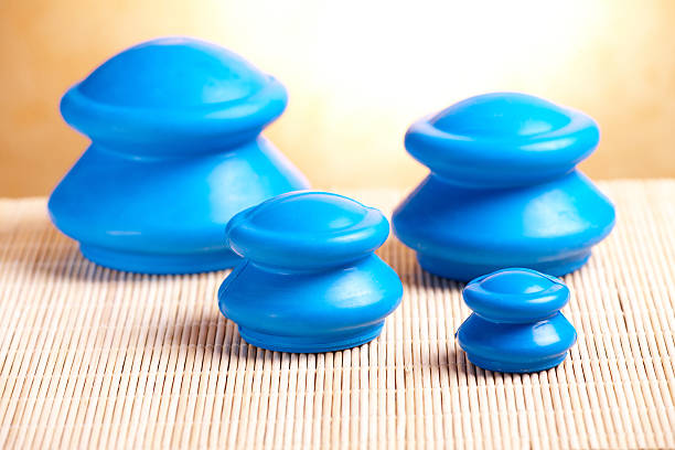 Cupping rubber glass Cupping glass made of rubber, it is a traditional chinese medicine type of cupping-glass . cupping therapy stock pictures, royalty-free photos & images