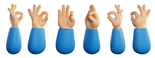 istock Human hand ok symbol with fingers gesture. 1394775604